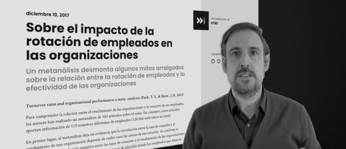 ¿Cómo se relaciona la rotación de empleados con el rendimiento de las organizaciones?